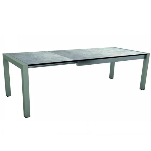 Table coloris jaune en aluminium Stern