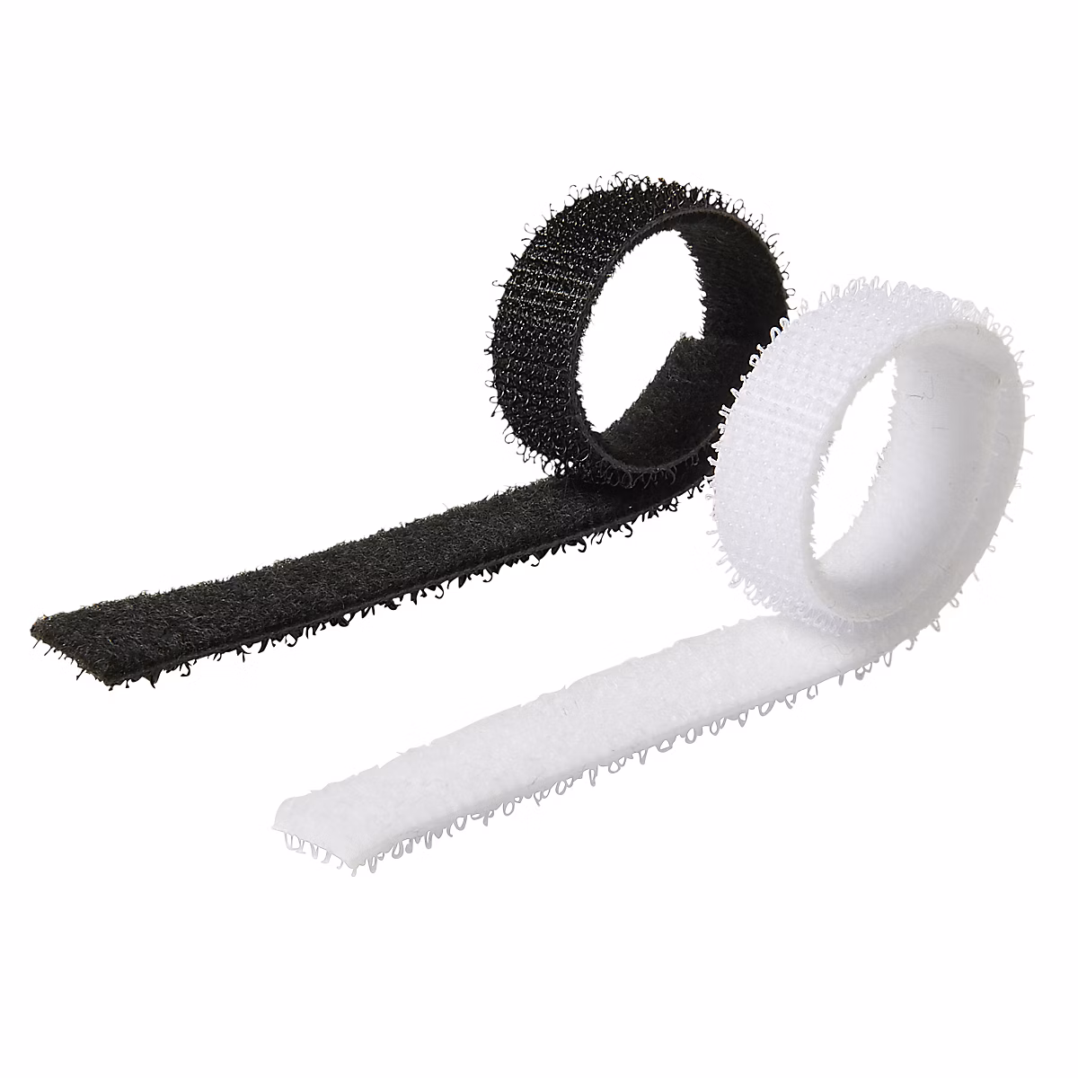 12 fixations de câbles auto – agrippantes Diall 10 × 150 mm blanc et noir