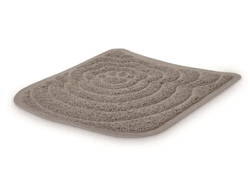 Tapis pour maison de toilette d’angle Nestor Corner gris