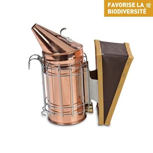Enfumoir en cuivre avec protection 27x13x27