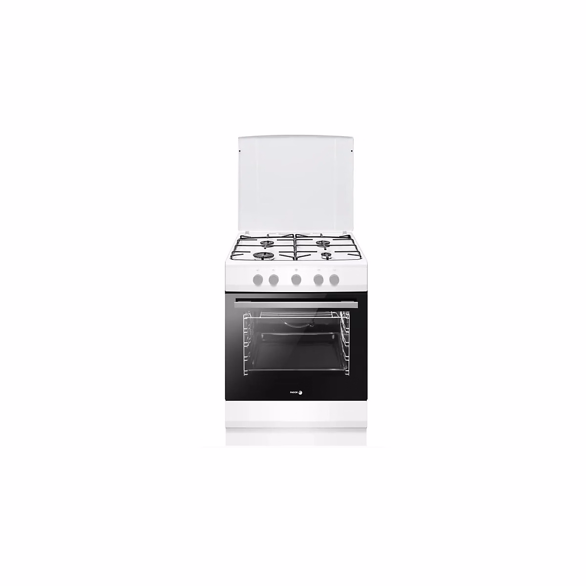 Cuisinière à gaz 74l 4 feux inox Fagor FACG2002B – Réf. JFCGRTWSY6307839314