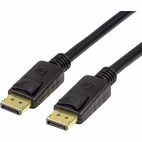 Câble de raccordement DisplayPort 1.4 LogiLink CV0121 3 – 00 m noir