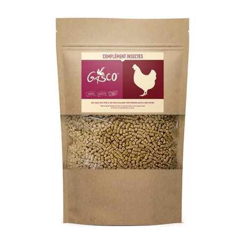 Complément alimentaire pour basse cour insectes Gasco - 1 kg