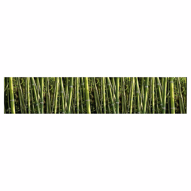 Brise vue imprimé zen BAMBOO – H.1 x L.5 m, 100% occultant, Made in France par Scenolia + kit de fixation offert