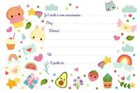 Cartes Mignonnettes anniversaire + enveloppes aux Éditions Titi Pinson