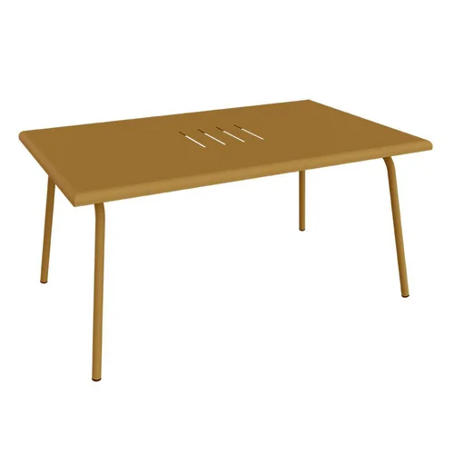 Table basse Monceau rectangulaire coloris marron en acier Fermob - 92 x 57 cm