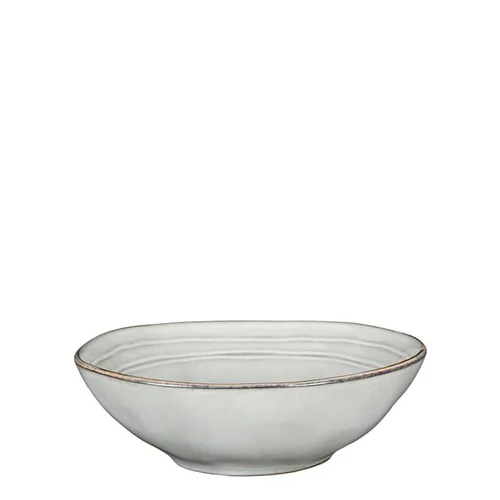 Saladier Tabo coloris gris en grès - Ø 20 cm
