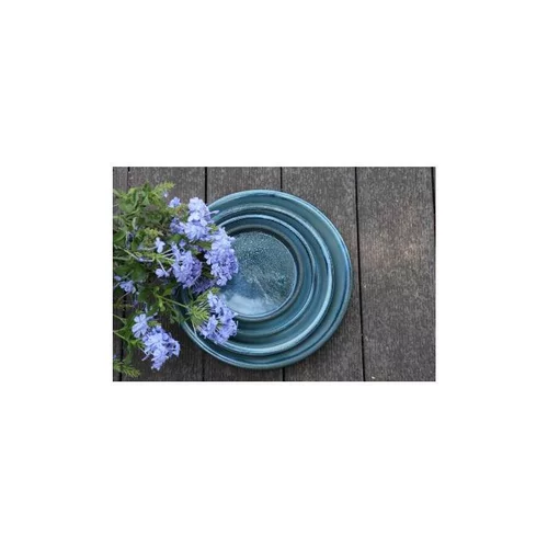 Soucoupe gamme Les poteries d'Albi coloris bleu Ø 22 x 3 cm