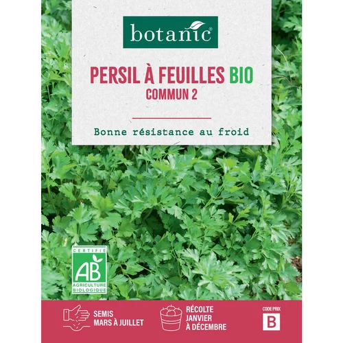 Graines de persil à feuilles commun 2 bio botanic® - graines à semer