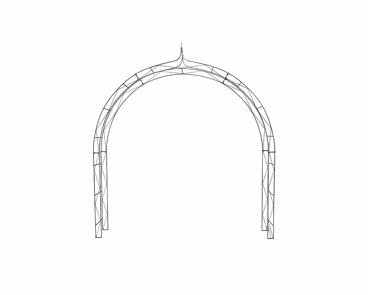 Arche de jardin HANNAH – 220 cm Galvanisé