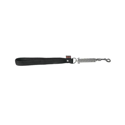 Laisse amortisseur nylon 50cm noire