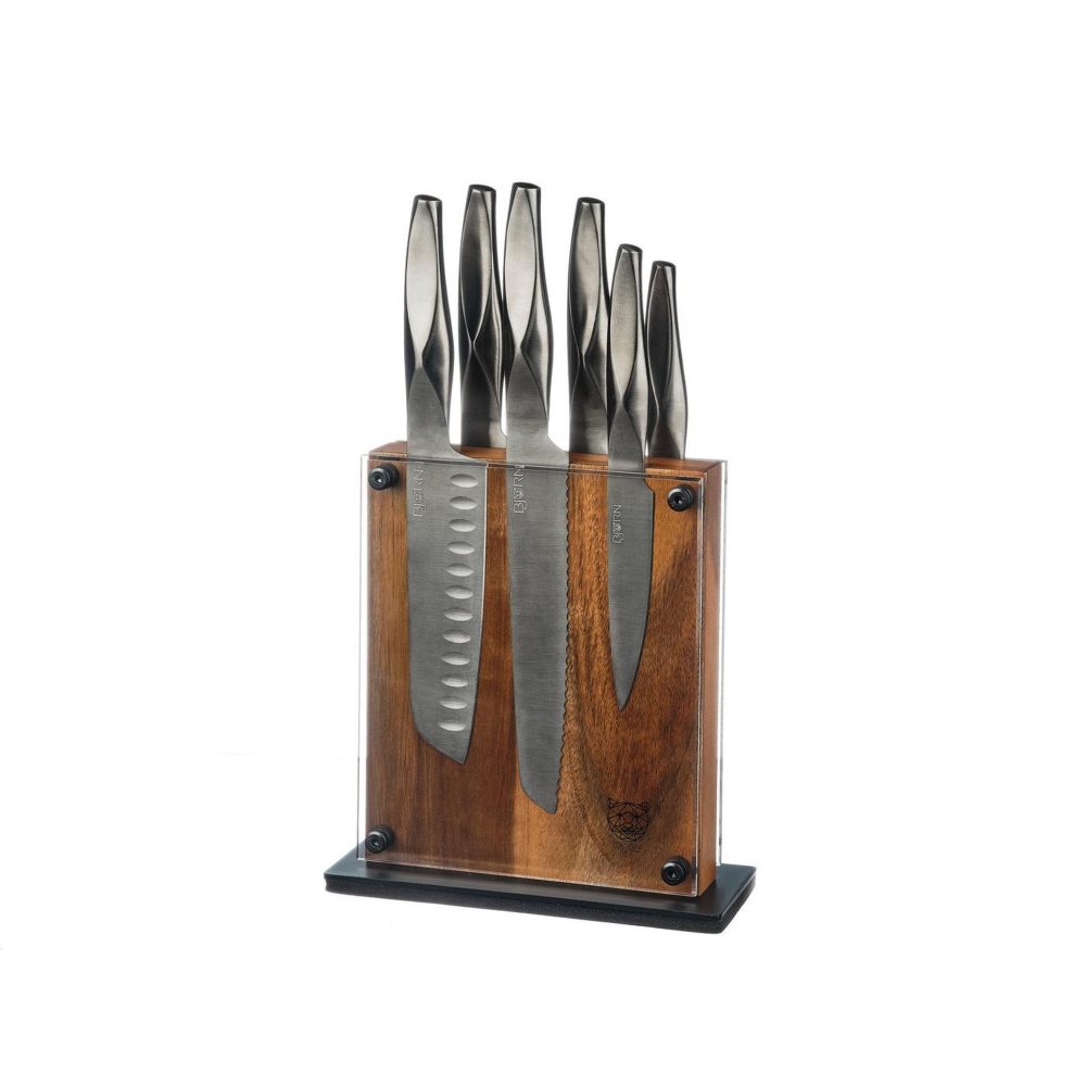 BJORN Bloc couteaux de cuisine larus rauma - 7 pièces