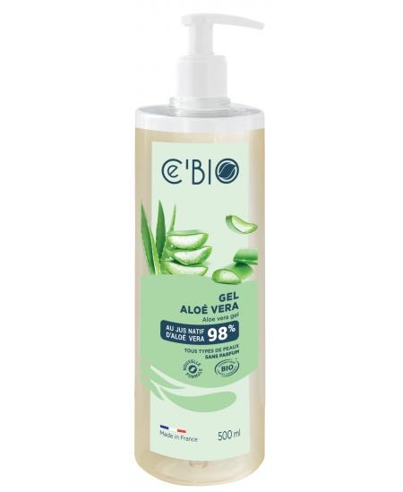 Ce'bio - Gel d'Aloé Véra 98pc 500ml