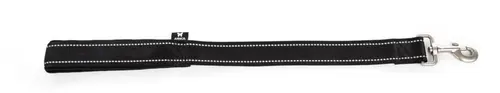 Laisse pour chien en nylon doublé de néoprène coloris noir confort Martin Sellier Neo+ - taille XL 40/60