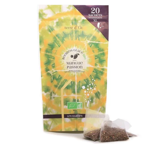 Thé glace bio mangue passion Terre d'OC - 80 g