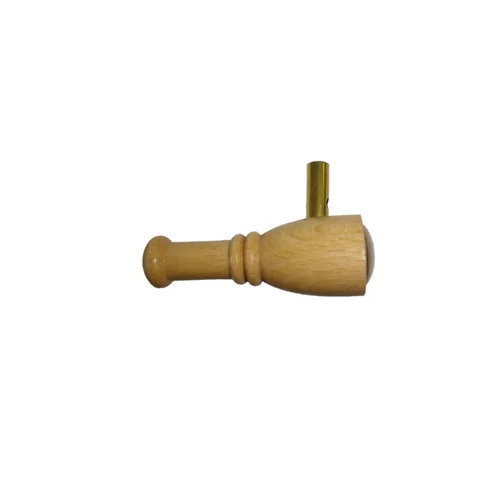 Appeau mésange hupee en bois de couleur beige