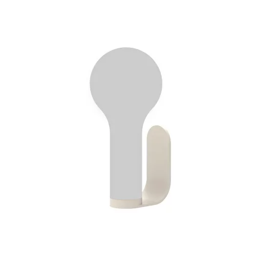 Support applique murale en aluminium pour lampe Aplô Fermob coloris gris argile - 12 x 5 cm