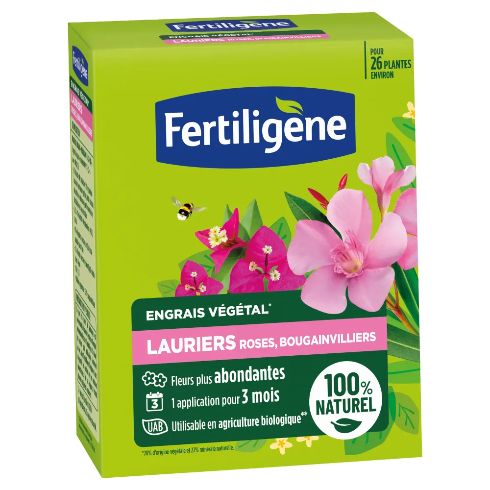 Engrais lauriers, roses et bougainvilliers FERTILIGENE