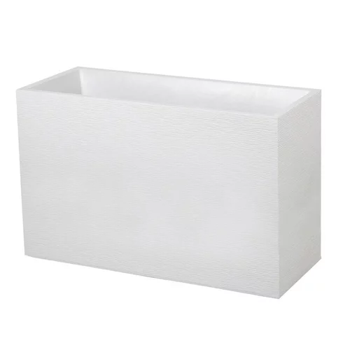 Muret Graphit blanc cérusé L.100 x l.40 x H.60 cm