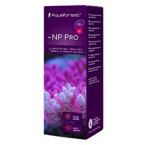 Nourriture liquide pour poissons, enrichie en nutriments, AQUAFOREST NP Pro - contenance 50ml