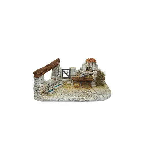 Accessoire de crèche de Noël poulailler Santons Escoffier - 26 x 13 x 12 cm
