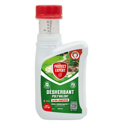 Désherbant ultra concentré polyvalent en bidon auto-doseur Protect Expert - 400 ml