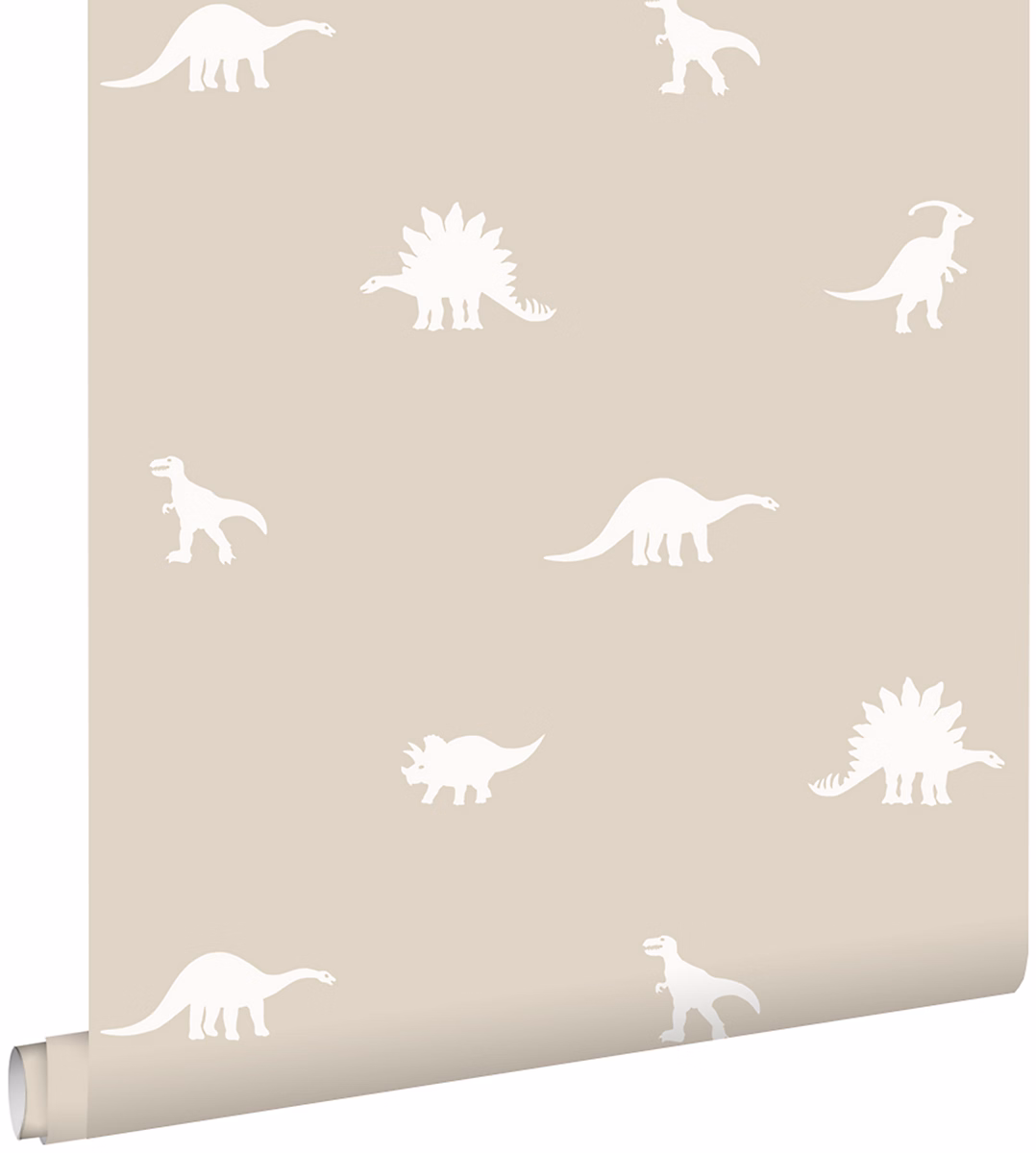 ESTAhome papier peint dinosaures beige 53 cm x 10.05 m – Réf. NNIMFMIAC2467599371