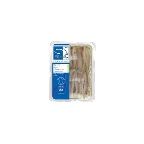 Anchois marinés huile d'olive Délices D'O - 125 g