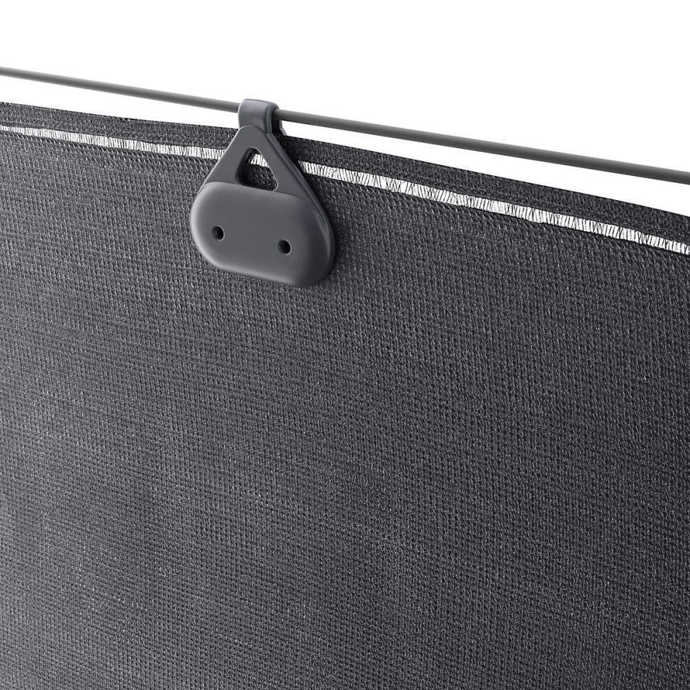 Clip de fixation brise vue Blooma gris x20 – Réf. GDFKCDOKH0458596034