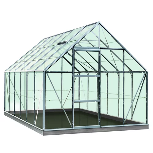 Serre en verre Olivier ACD 9,9 m² - 384 x 257 cm
