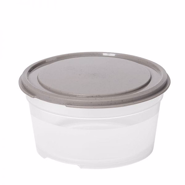 Boite plastique alimentaire ronde de 0 – 3 à 0,6 litre, 0,45 Litre