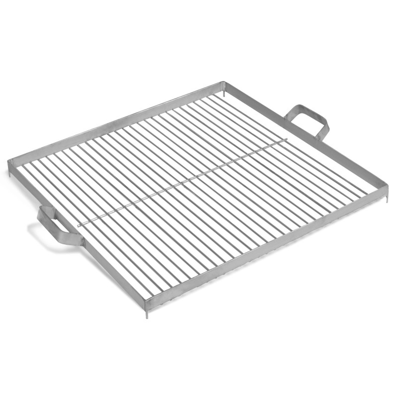 Grille de cuisson en acier inox 44x44 cm pour Brasero 60 cm - Réf 1112265