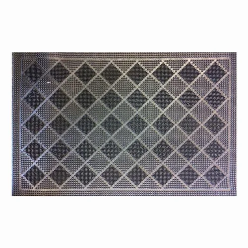 Tapis grattoir en caoutchouc à picots noirs Sweetsol - 60 x 40 cm