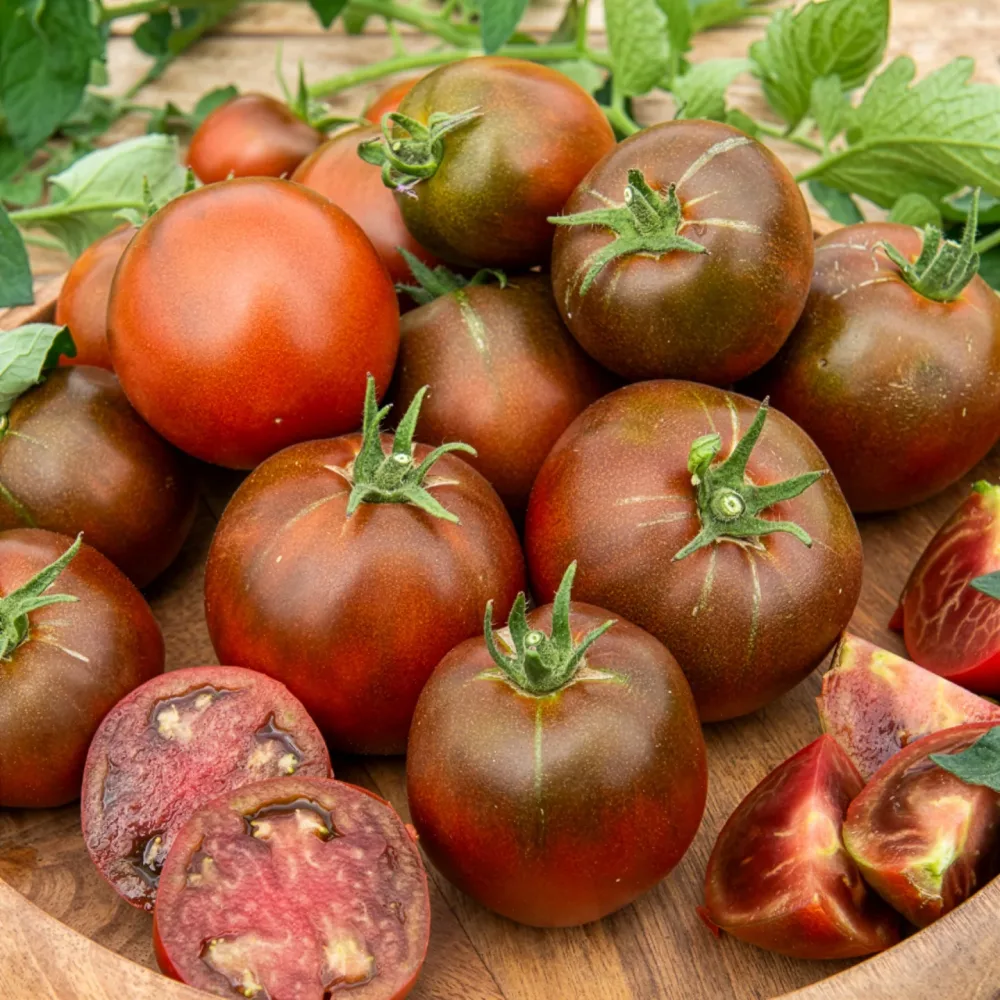 Tomate Noire russe Solanum lycopersicum noire russe