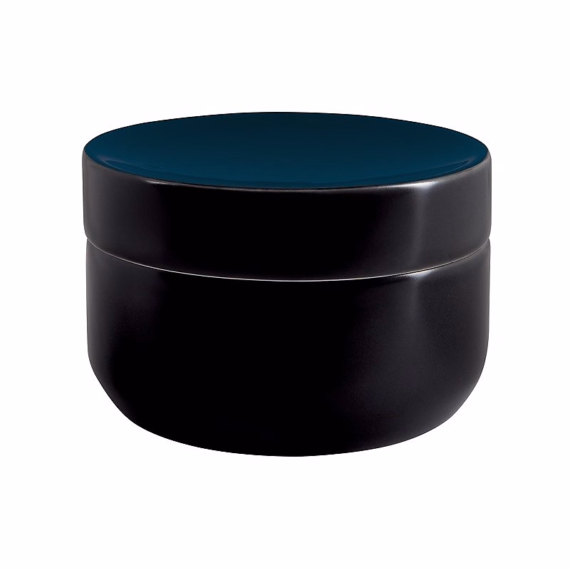 Boite à cotons Céramique JARO Noir Pétrol Spirella – Réf. HOEFKNCTS2891116867