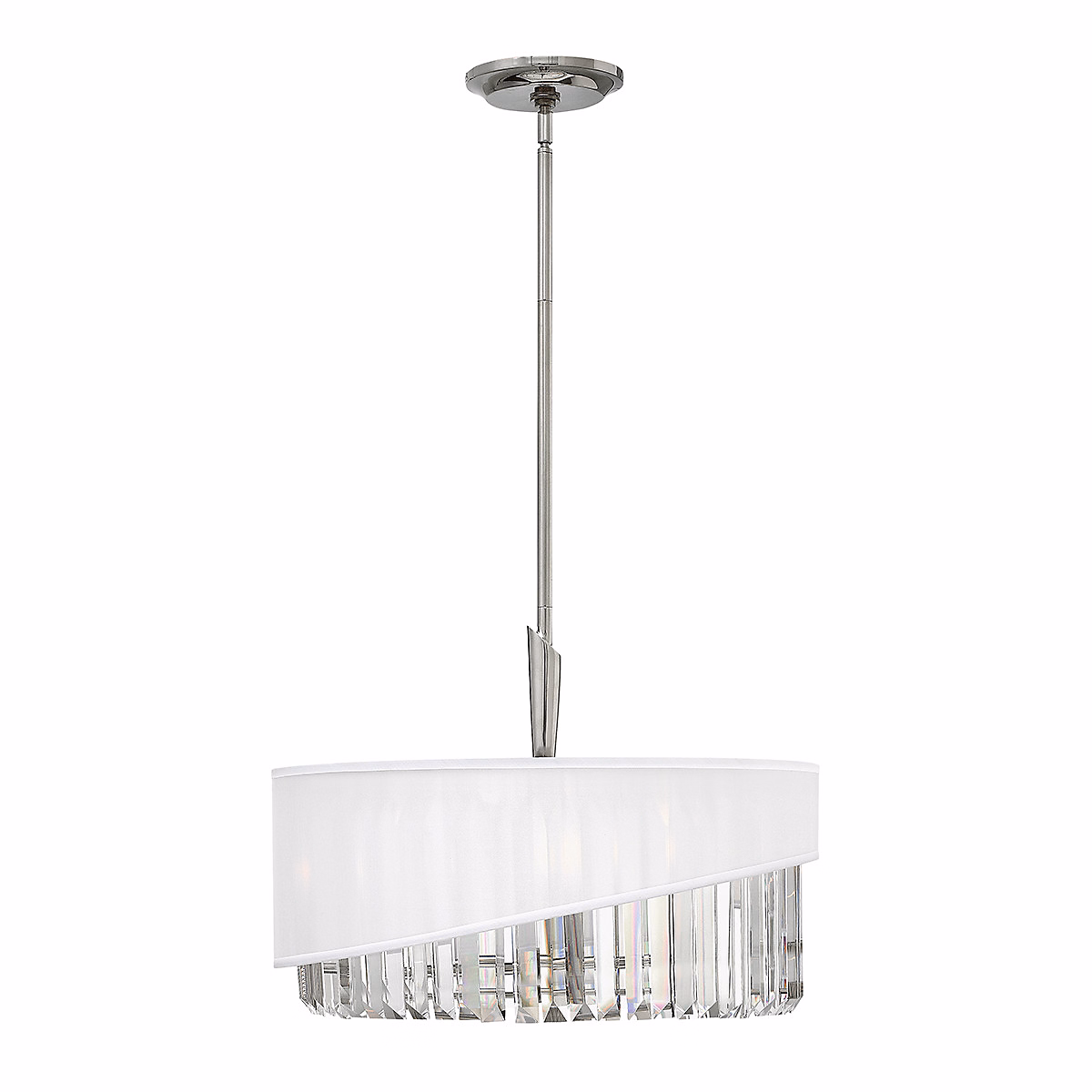 Elstead Gigi – Luminaire suspendu à 3 ampoules au fini nickel poli, E14