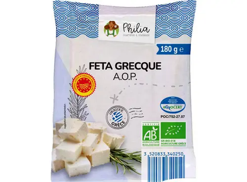 Feta grecque AOP bio Philia – 180 g