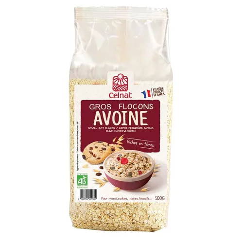 Gros flocons d'avoine CELNAT 500 g