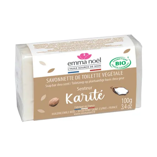 Savon au karité cosmebio en format de 100 g