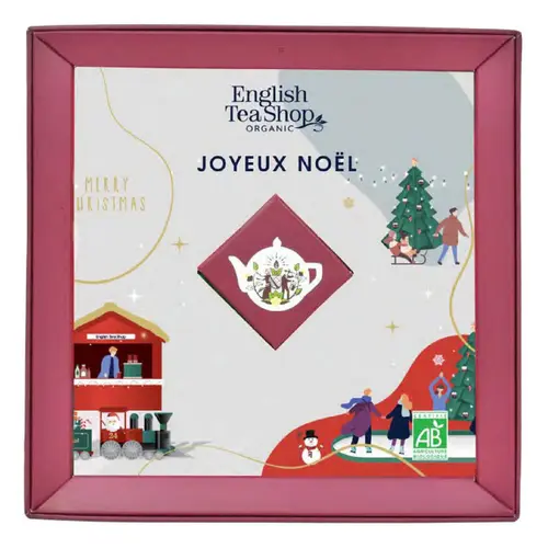 Coffret de thés et infusions bio English Tea Shop Joyeux Noël - x 32 sachets