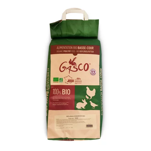 Alimentation pour basse cour mélange pour poule pondeuse bio Gasco - 8 kg
