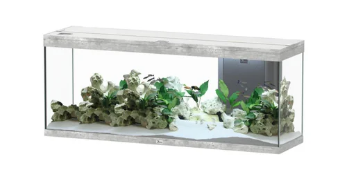 Aquarium coloris béton Aquatlantis Splendid Ultra 150 298 L - 150 x 40 x 83 cm
