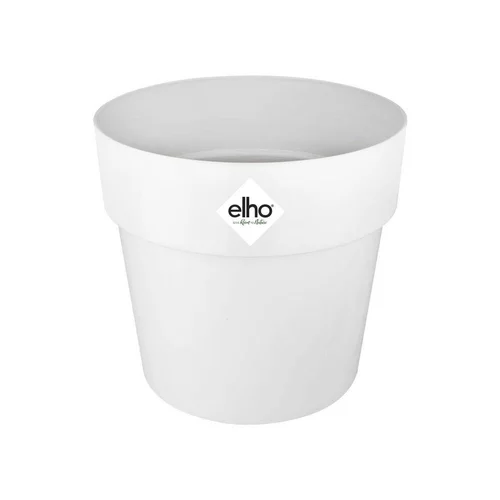 Cache-pot en polypropylène Elho B.for original rond blanc - Ø 18 cm