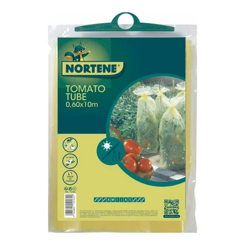 Housse de croissance pour les tomates coloris jaune Nortene Tomatotube - 1 x 10 m Ø 0,60