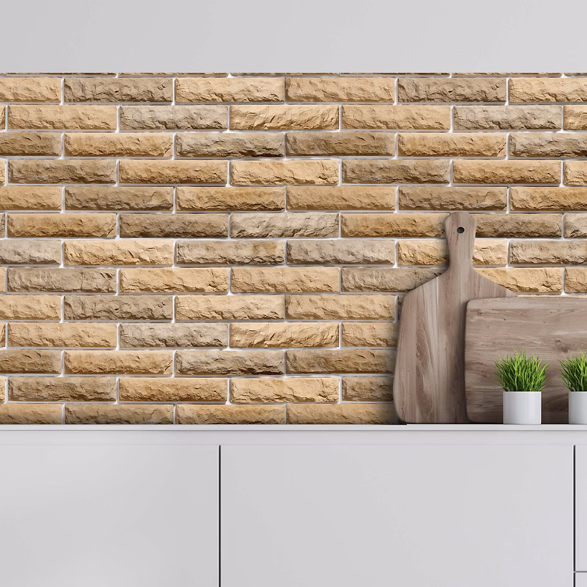 Crédence adhésive effet briques 004 50 × 100cm