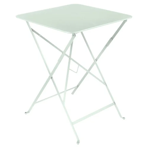 Table pliante Bistro coloris menthe glaciale en acier Fermob - 57 x 57 x 74 cm