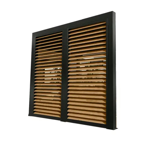 Ventelles mobiles pour pergolas 3630 BI / PER 2430 BI coloris gris en aluminium - 3 m