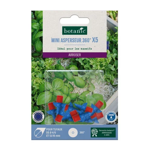5 mini asperseurs 360° botanic® - Arrosage goutte à goutte