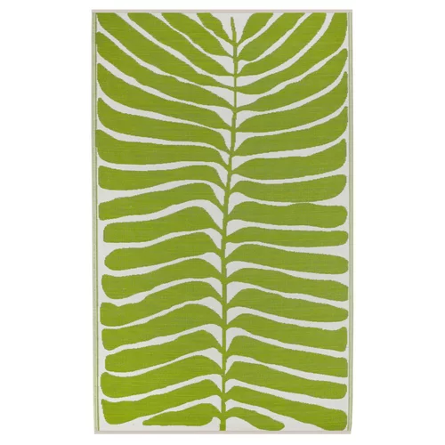 Tapis coloris vert en polypropylène recyclé