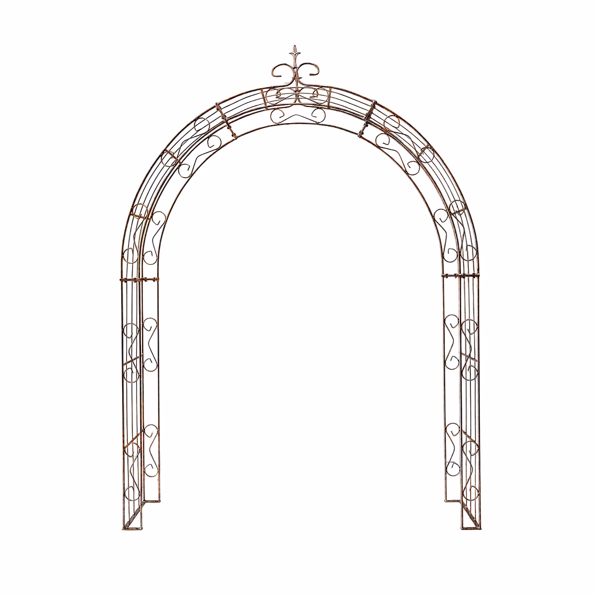 Arche de jardin LEA with pointu arrond – 180 cm rouiller